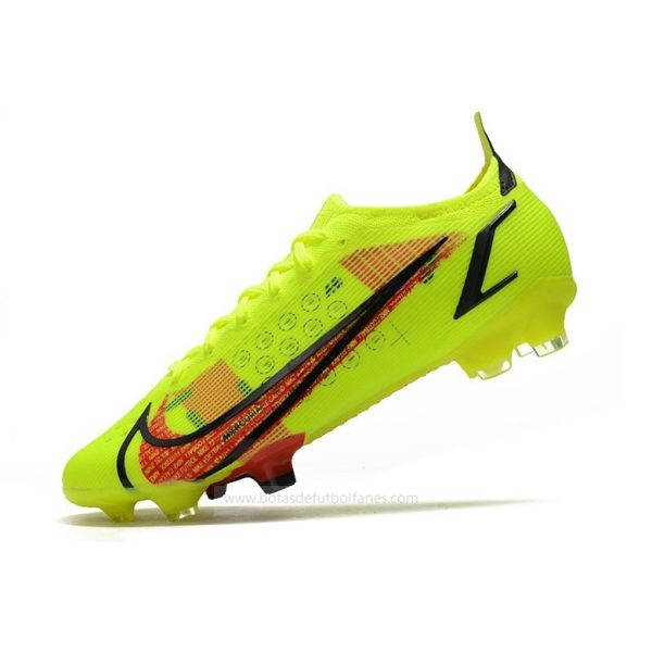 Nike Mercurial Vapor XIV Elite FG Amarillo Rojo Negro